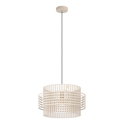 Eglo - Luster na sajli 1xE27/40W/230V pr. 48 cm kremasta