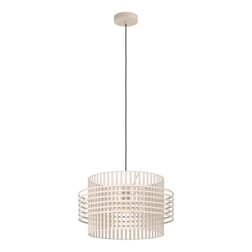 Eglo - Luster na sajli 1xE27/40W/230V pr. 48 cm kremasta