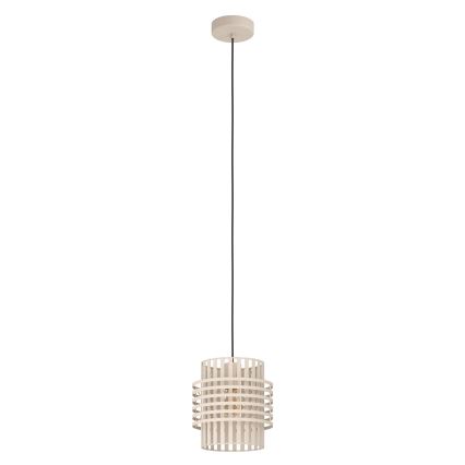 Eglo - Luster na sajli 1xE27/40W/230V pr. 21 cm kremasta