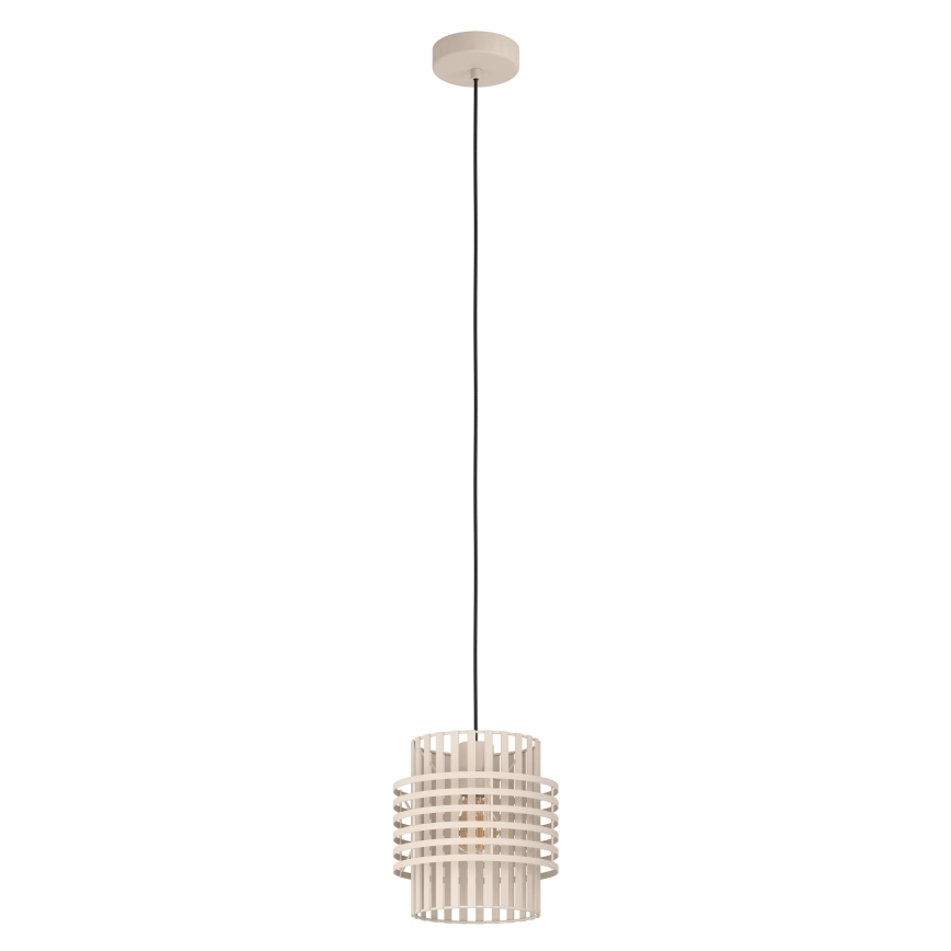 Eglo - Luster na sajli 1xE27/40W/230V pr. 21 cm kremasta