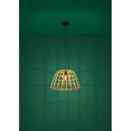 Eglo - Luster na sajli 1xE27/40W/230V pr. 50 cm braon