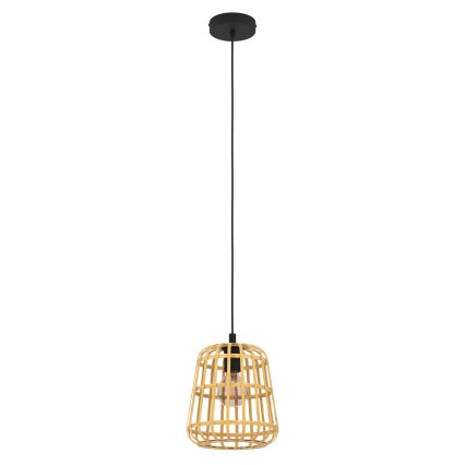Eglo - Luster na sajli 1xE27/40W/230V pr. 24 cm braon
