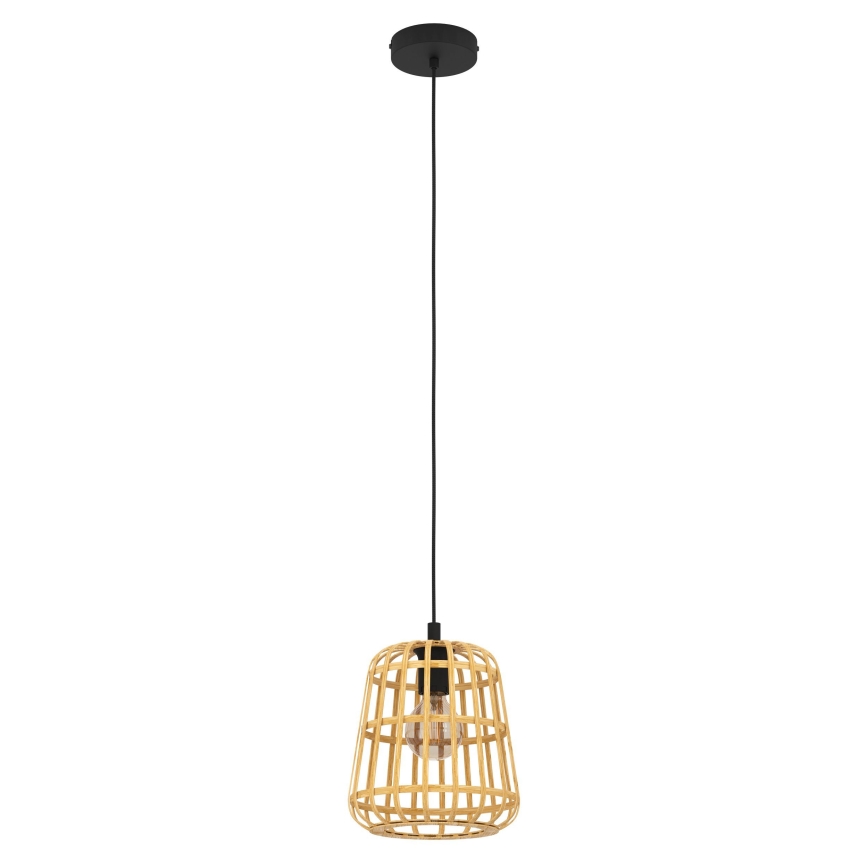 Eglo - Luster na sajli 1xE27/40W/230V pr. 24 cm braon