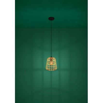 Eglo - Luster na sajli 1xE27/40W/230V pr. 24 cm braon