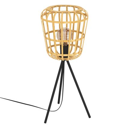 Eglo - Stona lampa 1xE27/40W/230V braon
