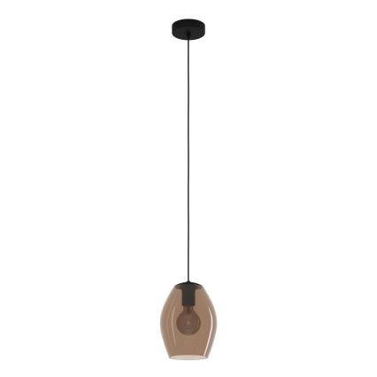Eglo - Luster na sajli 1xE27/40W/230V braon