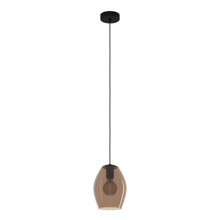 Eglo - Luster na sajli 1xE27/40W/230V braon