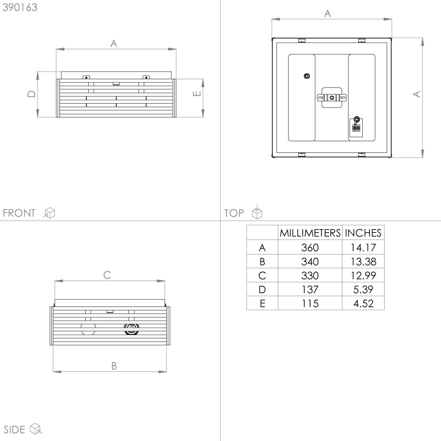 Eglo - Plafonjera 2xE27/40W/230V crno/braon