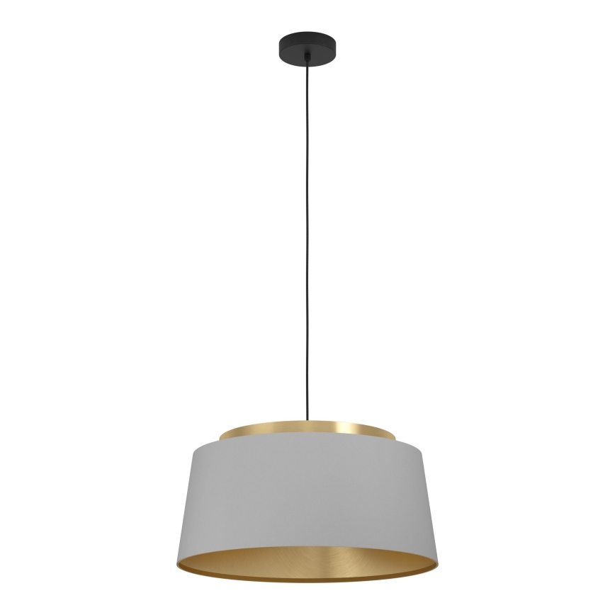 Eglo - Luster na sajli 3xE27/40W/230V sivo/zlatna