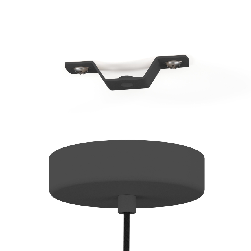 Eglo - Luster na sajli 3xE27/40W/230V sivo/zlatna