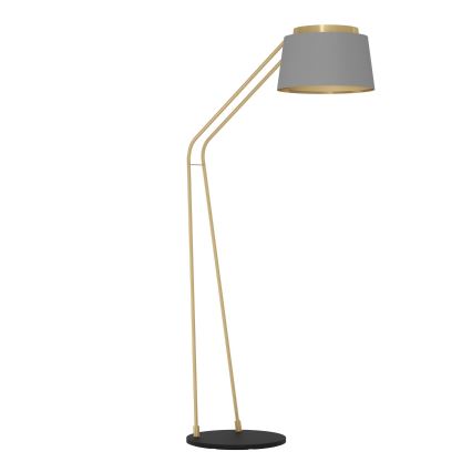 Eglo - Podna lampa 1xE27/40W/230V sivo/zlatna
