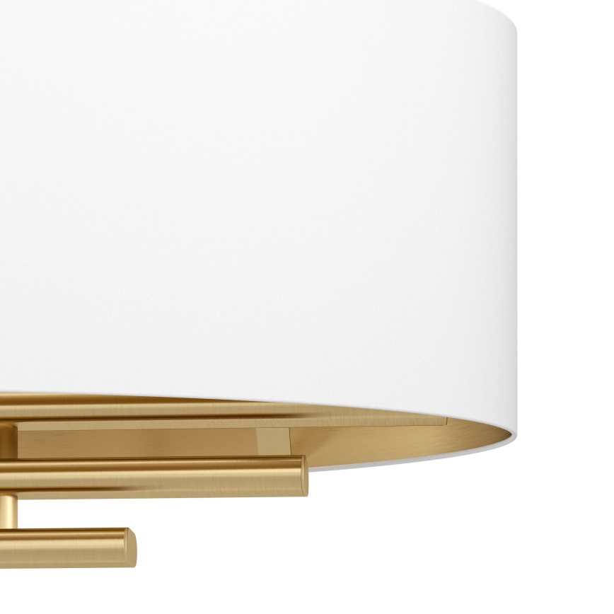 Eglo - Luster na sajli 4xE27/40W/230V bela/zlatna