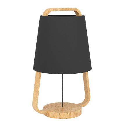 Eglo - Stona lampa 1xE27/40W/230V crno