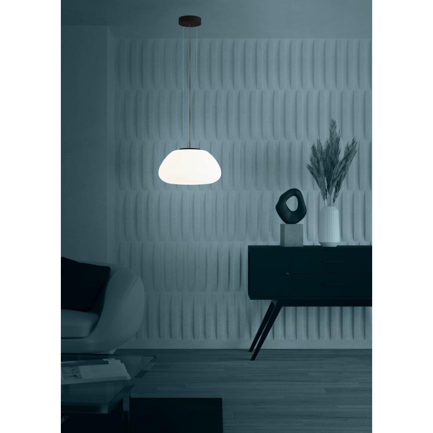 Eglo - Luster na sajli 1xE27/40W/230V crno