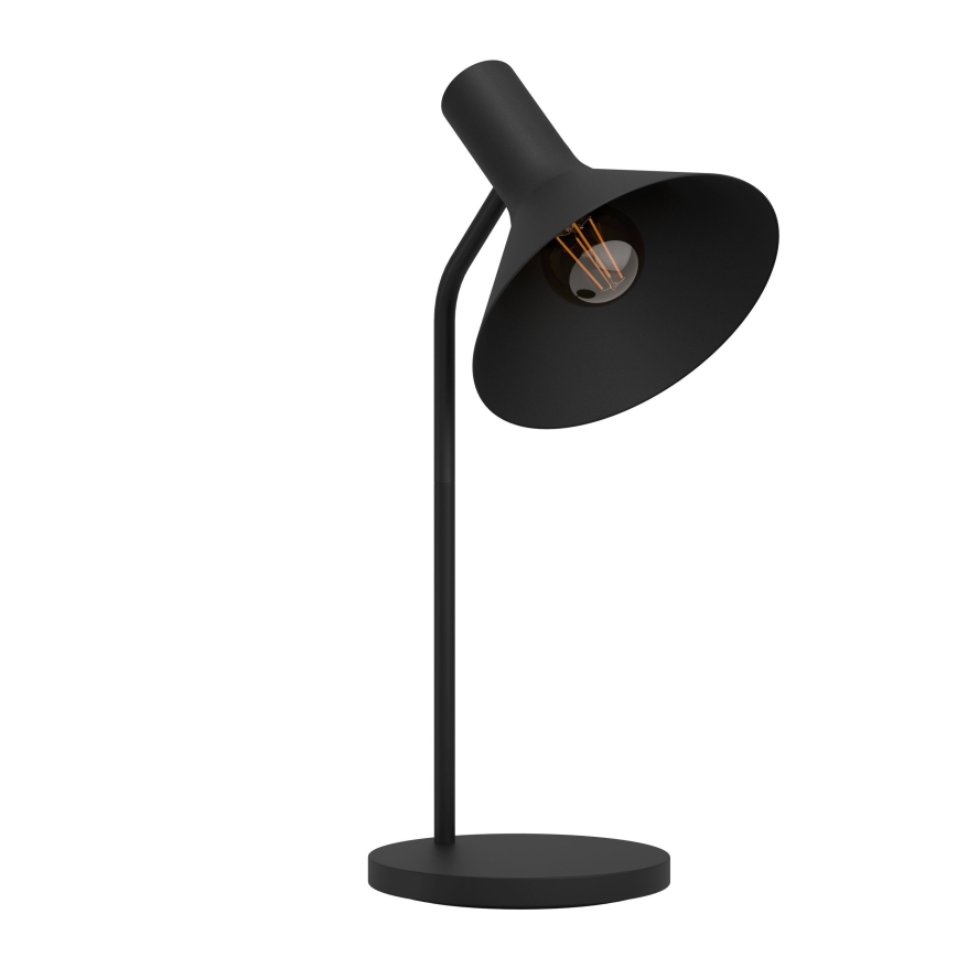 Eglo - Stona lampa 1xE27/28W/230V crno