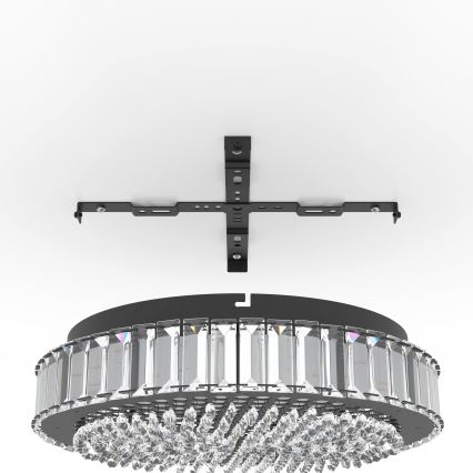 Eglo - LED Prigušiva plafonjera LED/23,5W/230V 4000K crno