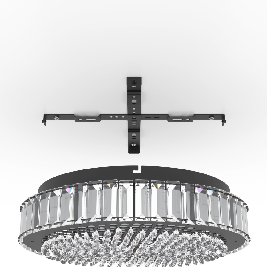 Eglo - LED Prigušiva plafonjera LED/23,5W/230V 4000K crno