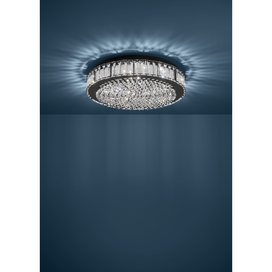 Eglo - LED Prigušiva plafonjera LED/23,5W/230V 4000K crno