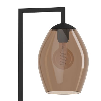 Eglo - Podna lampa 1xE27/40W/230V braon
