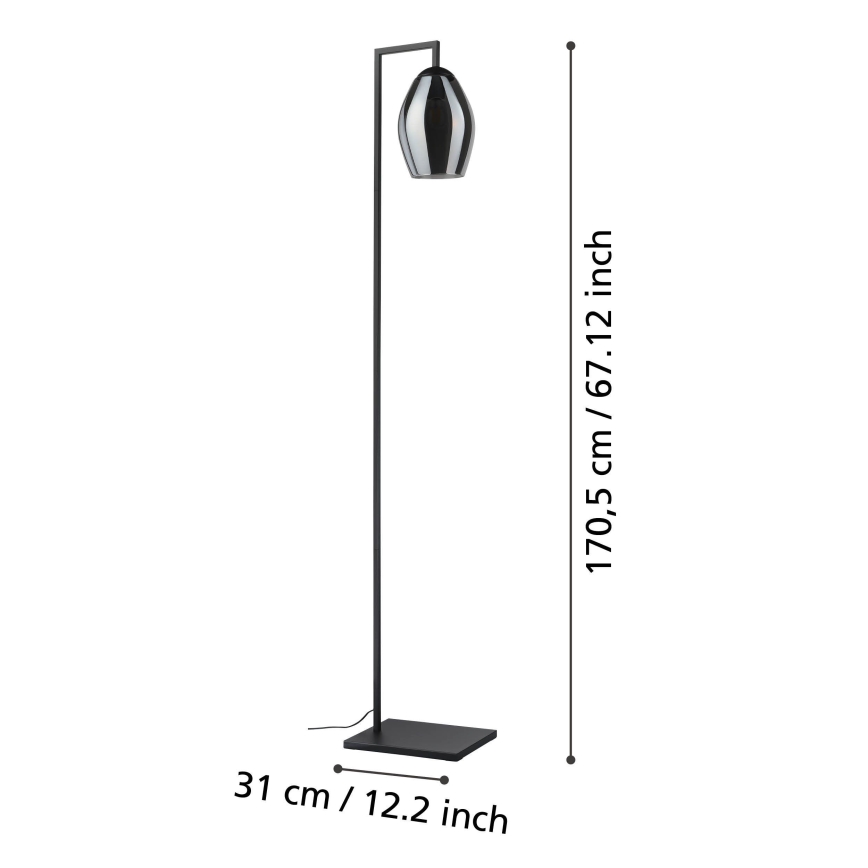 Eglo - Podna lampa 1xE27/40W/230V dimno