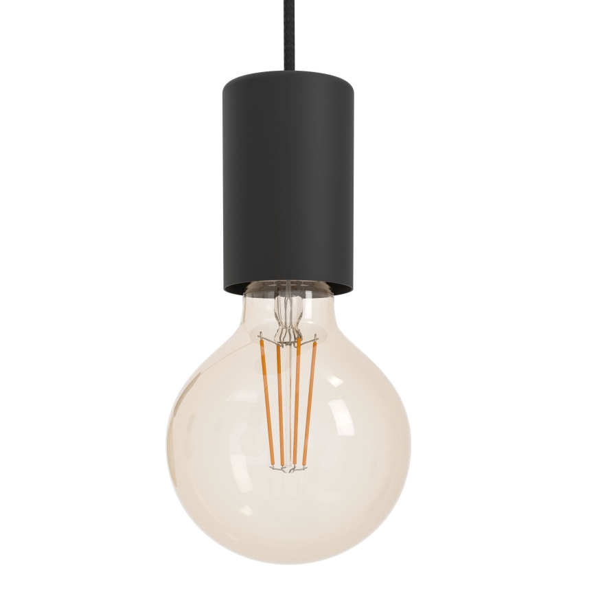 Eglo - Luster na sajli 6xE27/40W/230V crno
