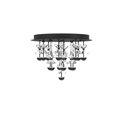 Eglo - LED Prigušiva plafonjera LED/27W/230V 3000K crno