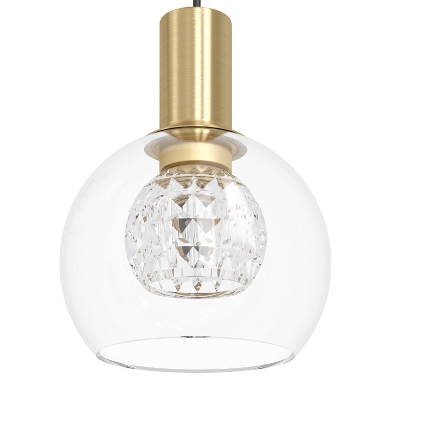 Eglo 390279 - LED Prigušivi luster na sajli 6xLED/5,4W/230V 3000K pr. 54 cm zlatna