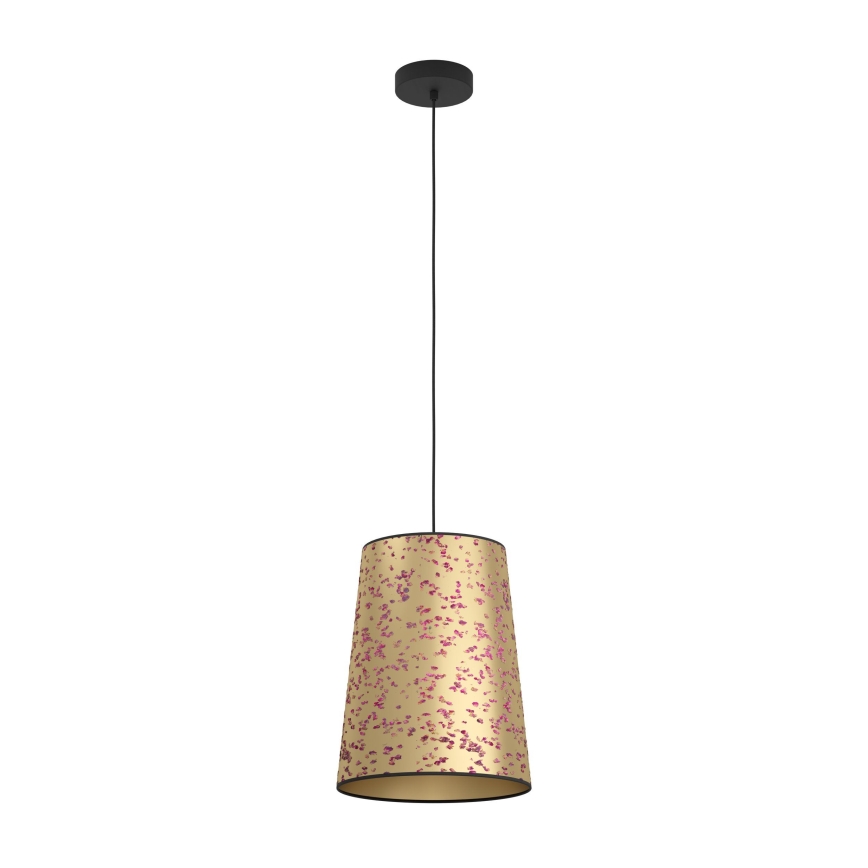 Eglo - Luster na sajli 1xE27/25W/230V zlatna/roze