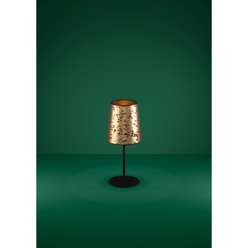 Eglo - Stona lampa 1xE27/25W/230V zlatna/roze