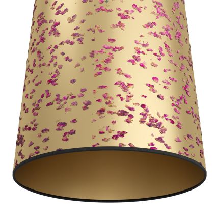 Eglo - Podna lampa 1xE27/25W/230V zlatna/roze