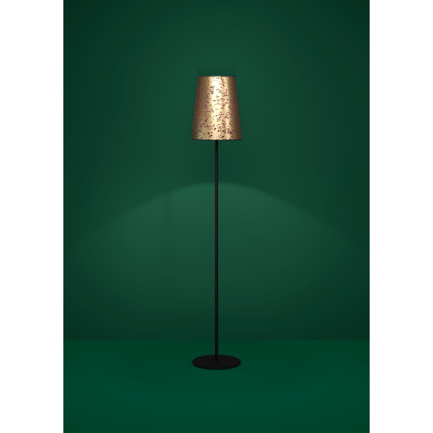 Eglo - Podna lampa 1xE27/25W/230V zlatna/roze