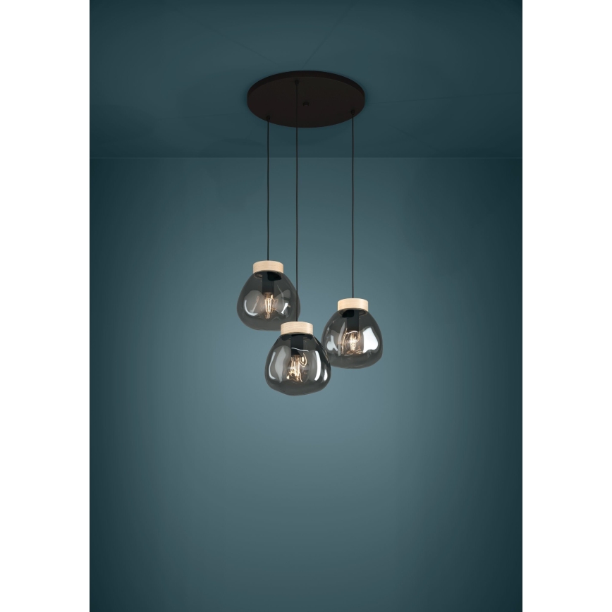 Eglo - Luster na sajli 3xE27/40W/230V dimno