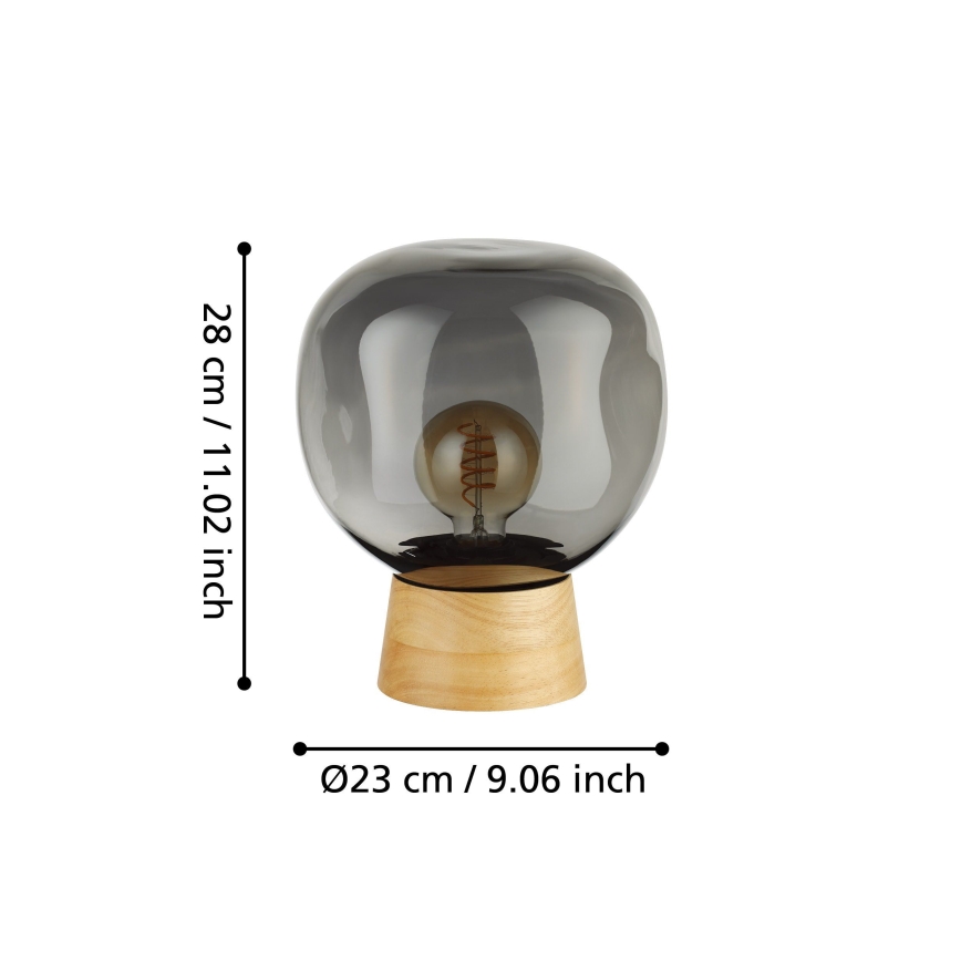 Eglo - Stona lampa 1xE27/40W/230V dimno