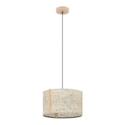 Eglo - Luster na sajli 1xE27/25W/230V bež