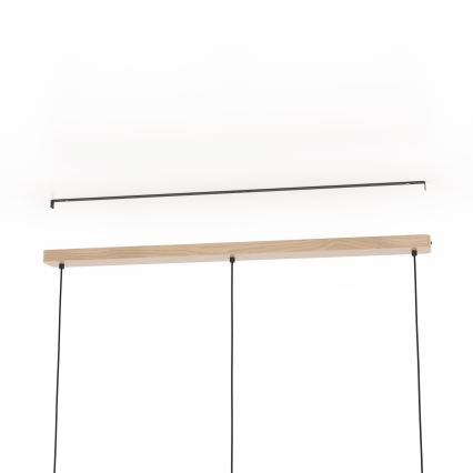 Eglo - Luster na sajli 3xE27/25W/230V bež