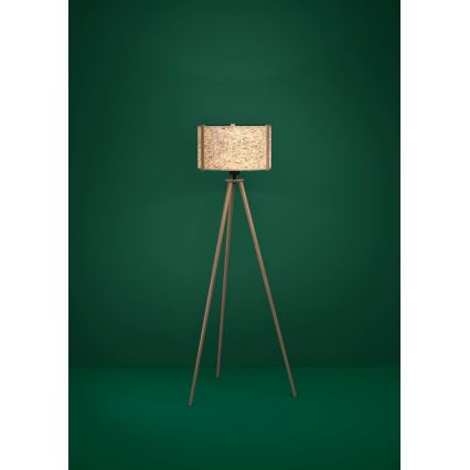 Eglo - Podna lampa 1xE27/25W/230V bež
