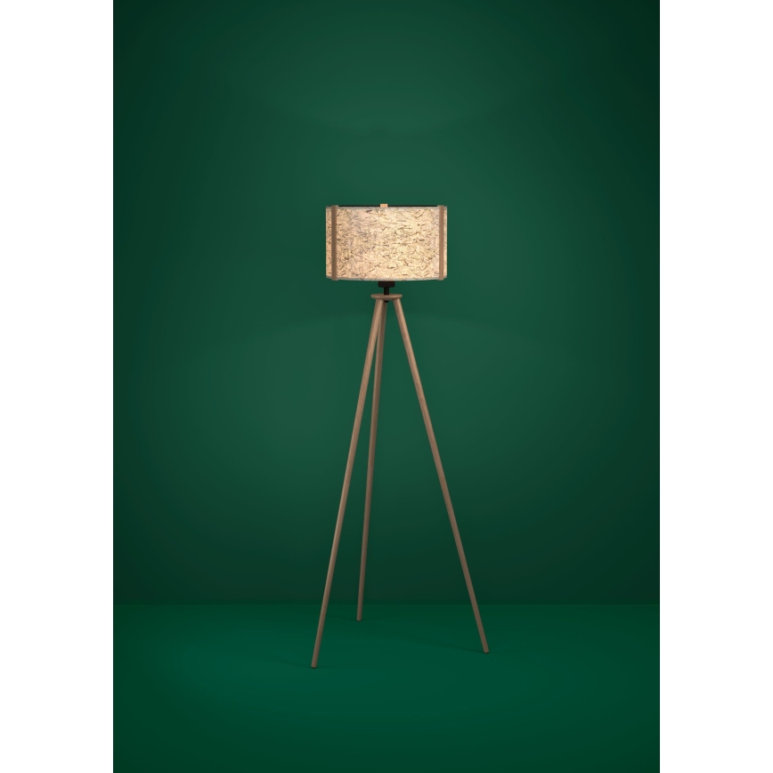 Eglo - Podna lampa 1xE27/25W/230V bež