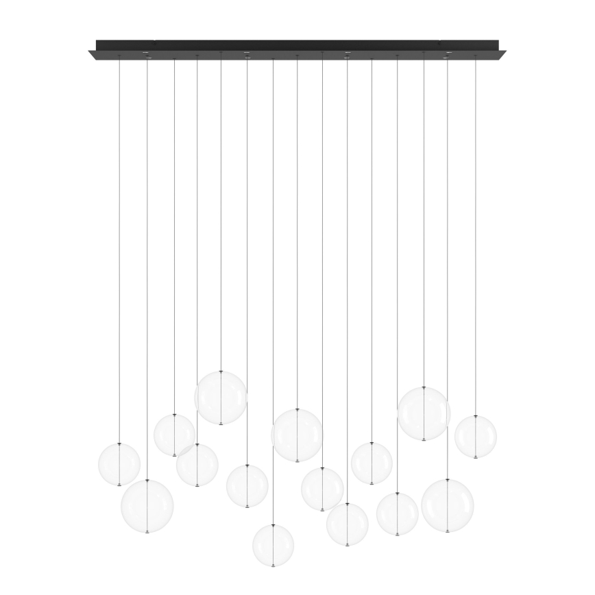 Eglo - LED Prigušivi luster na sajli 8xLED/4,2W/230V 3000K prozirna