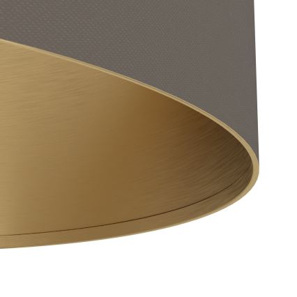 Eglo - Luster na sajli 2xE27/40W/230V braon/zlatna