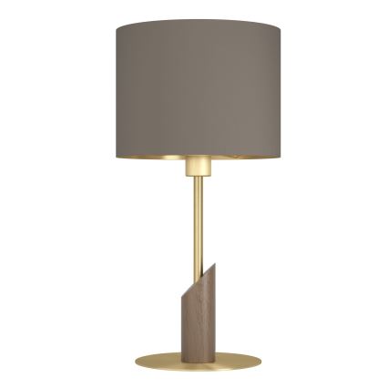 Eglo - Stona lampa 1xE27/40W/230V braon/zlatna