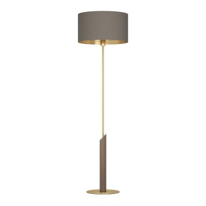 Eglo - Podna lampa 1xE27/40W/230V braon/zlatna