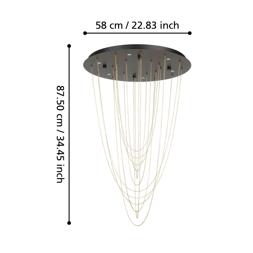 Eglo - LED Prigušiva plafonjera 6xLED/4,2W/230V 3000K