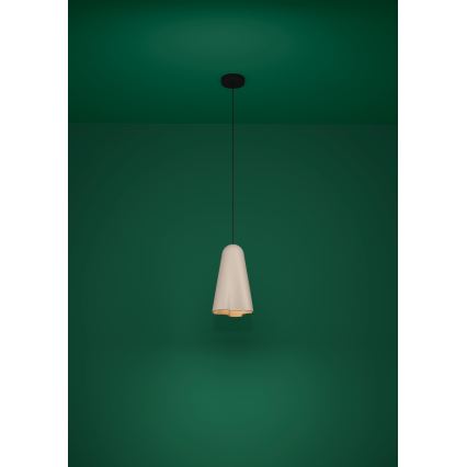 Eglo - Luster na sajli 1xE27/40W/230V bež