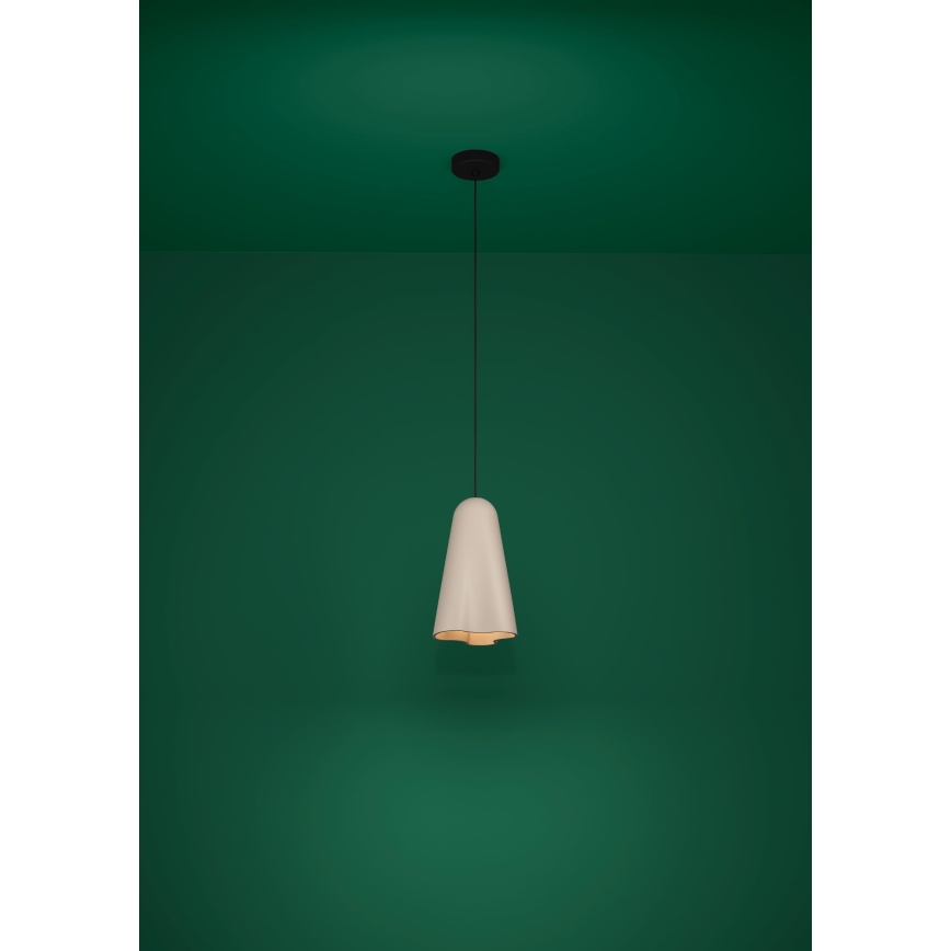 Eglo - Luster na sajli 1xE27/40W/230V bež