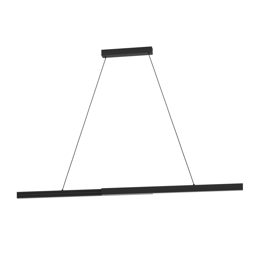 Eglo - LED Prigušivi luster na sajli LED/20W/230V 3000K crno