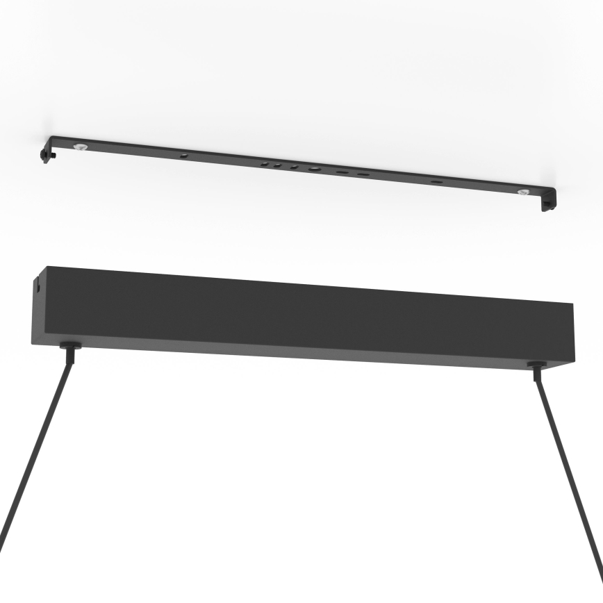 Eglo - LED Prigušivi luster na sajli LED/20W/230V 3000K crno