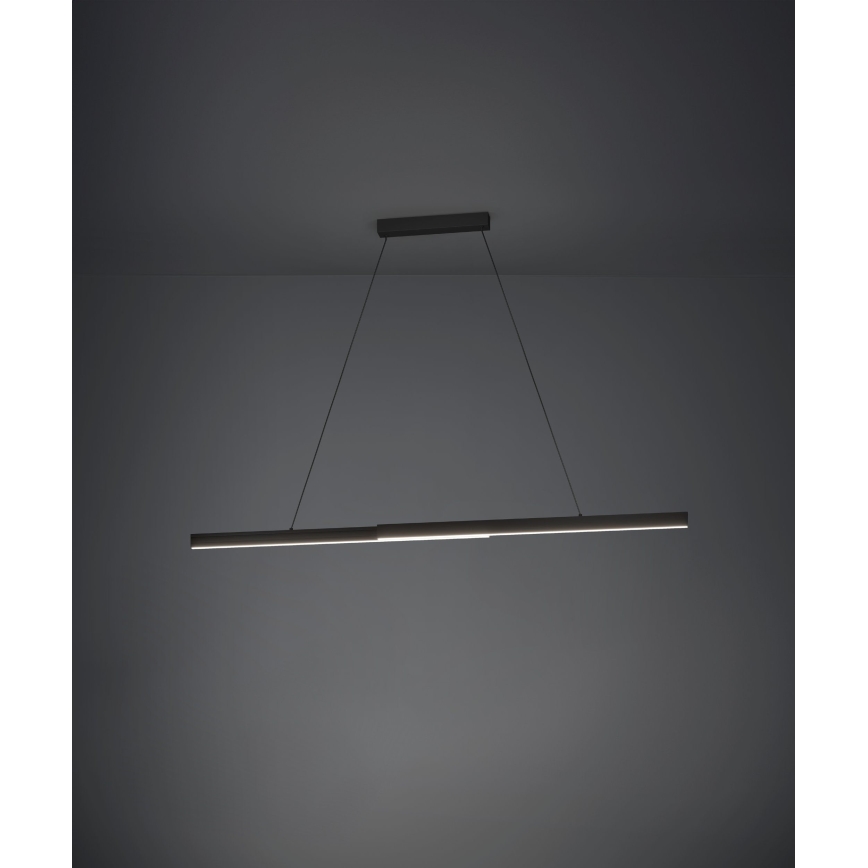 Eglo - LED Prigušivi luster na sajli LED/20W/230V 3000K crno
