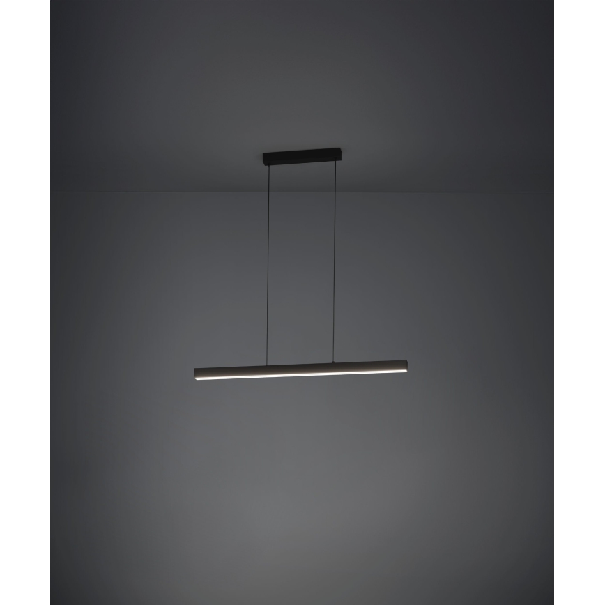 Eglo - LED Prigušivi luster na sajli LED/20W/230V 3000K crno