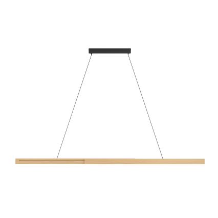 Eglo - LED Prigušivi luster na sajli LED/21W/230V 3000K braon
