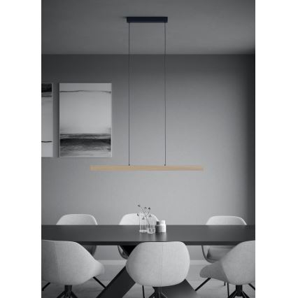 Eglo - LED Prigušivi luster na sajli LED/21W/230V 3000K braon